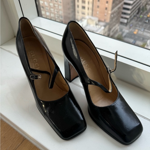 Gucci black leather Mary Jane pumps - Picture 4 of 4